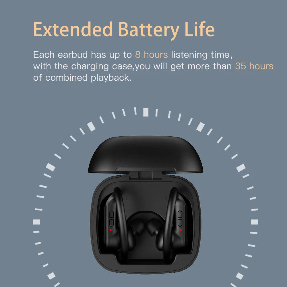 Wavefun XBuds Pro Bluetooth наушники 8 часов на одной зарядке Беспроводной спортивные