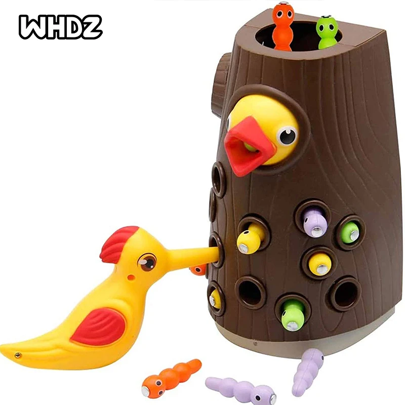 Костюм с дятлами рост магнитный замок червячок для кормления животных игры