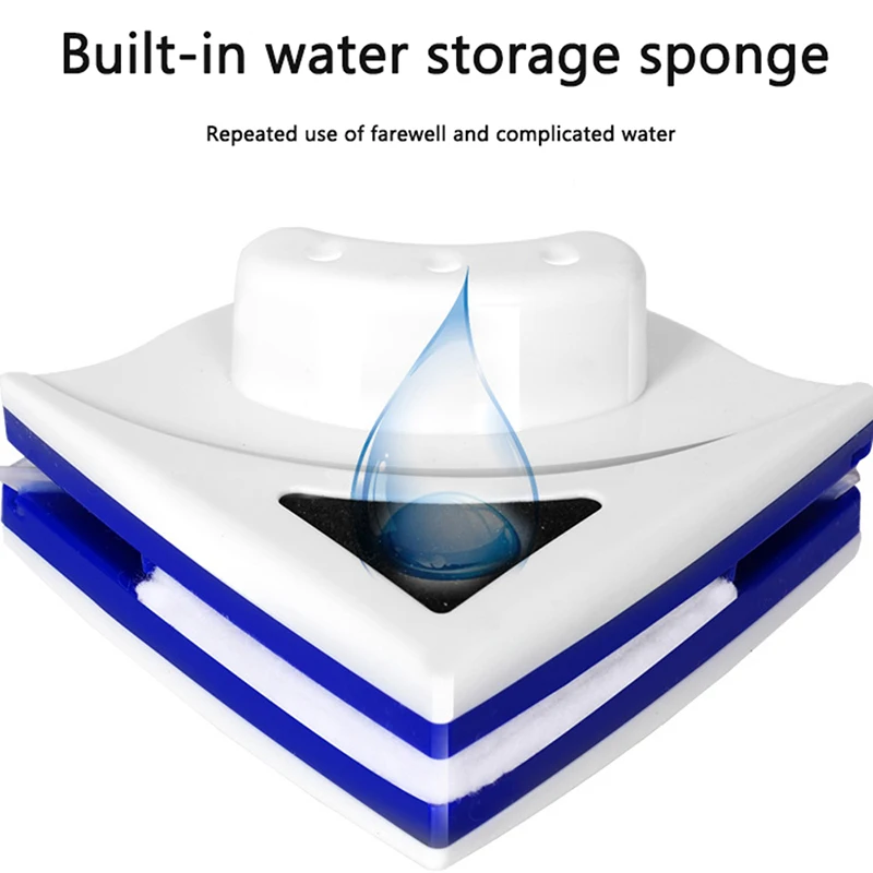 Магнитная щетка для мытья окон двусторонняя Бытовая чистки стекла инструмент 3-30