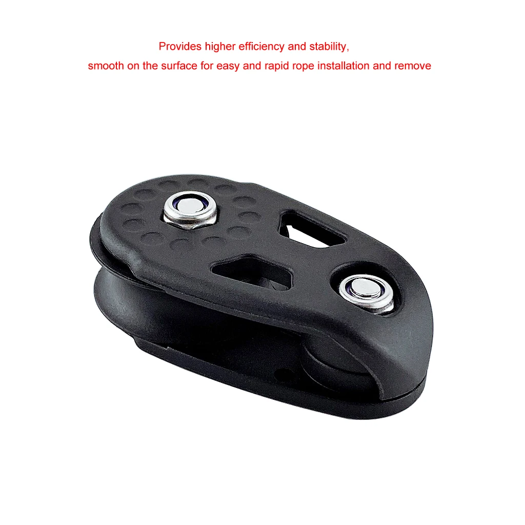 2X Nylon Kayak Boat Rope Pulley Block Marine Sheave Lifting Anchor Wheel Accessories Sailing Dinghy Outdoor Water Sport Hardware |