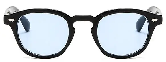 

Fashion Johnny Depp Style Round Sunglasses Clear Tinted Lens Brand Design Party Show Sun Glasses Oculos De Sol