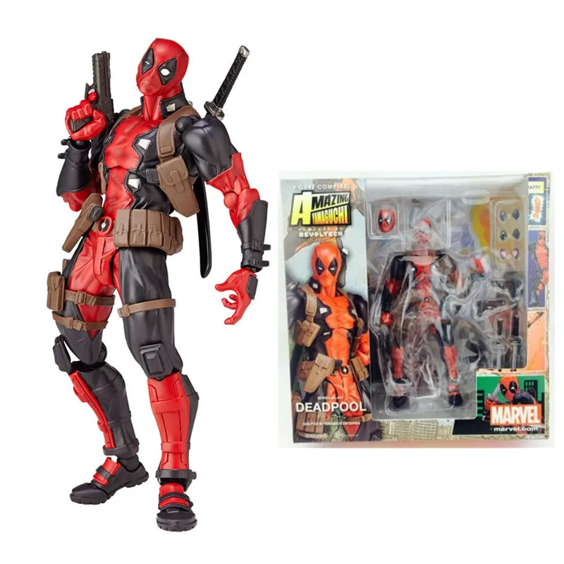 Фигурка героя из аниме Marvel Дэдпул фигурка ПВХ Мстители игрушки модель Дэдпула