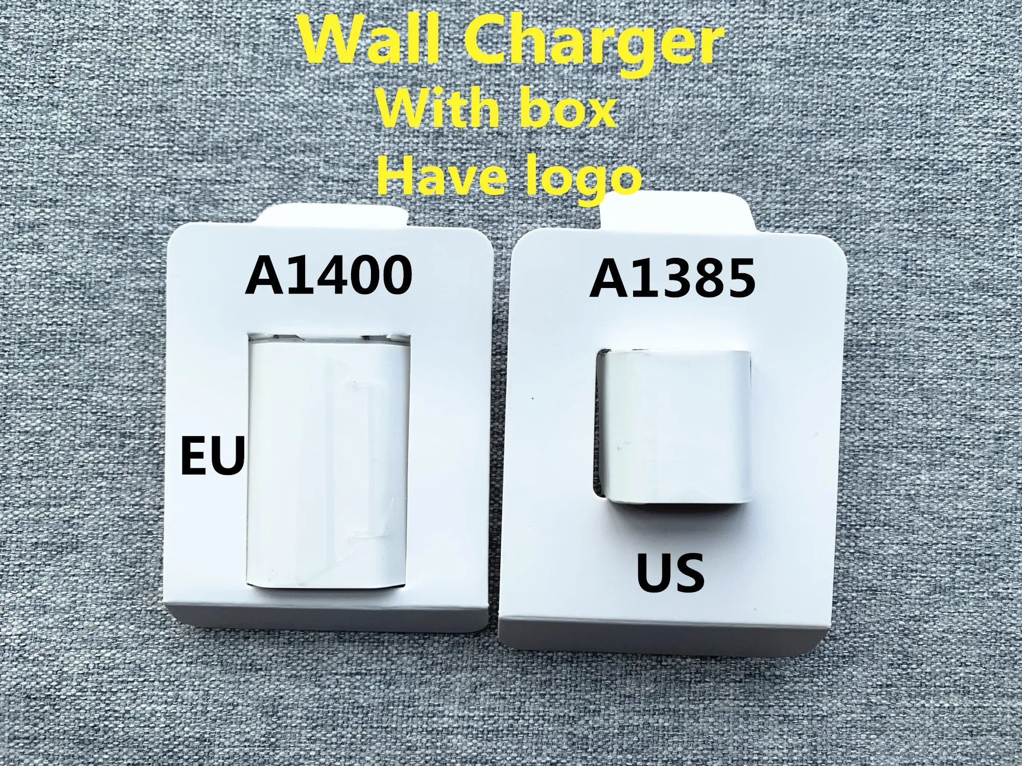 

10pcs/lot AAAAA Quality A1400 A1385 EU US Plug USB Wall Charger AC Power Adapter for iphone X 8 7 6 6S 5 5S plus with retail box