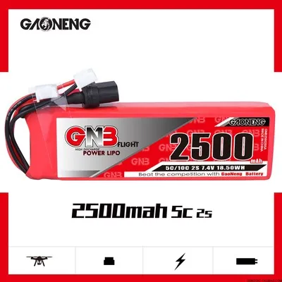 Литий-полимерный аккумулятор Gaoneng GNB 3500/2500 мАч 2S1P 7 6 В 4 для Frsky Taranis QX7 X9D PLUS 2019