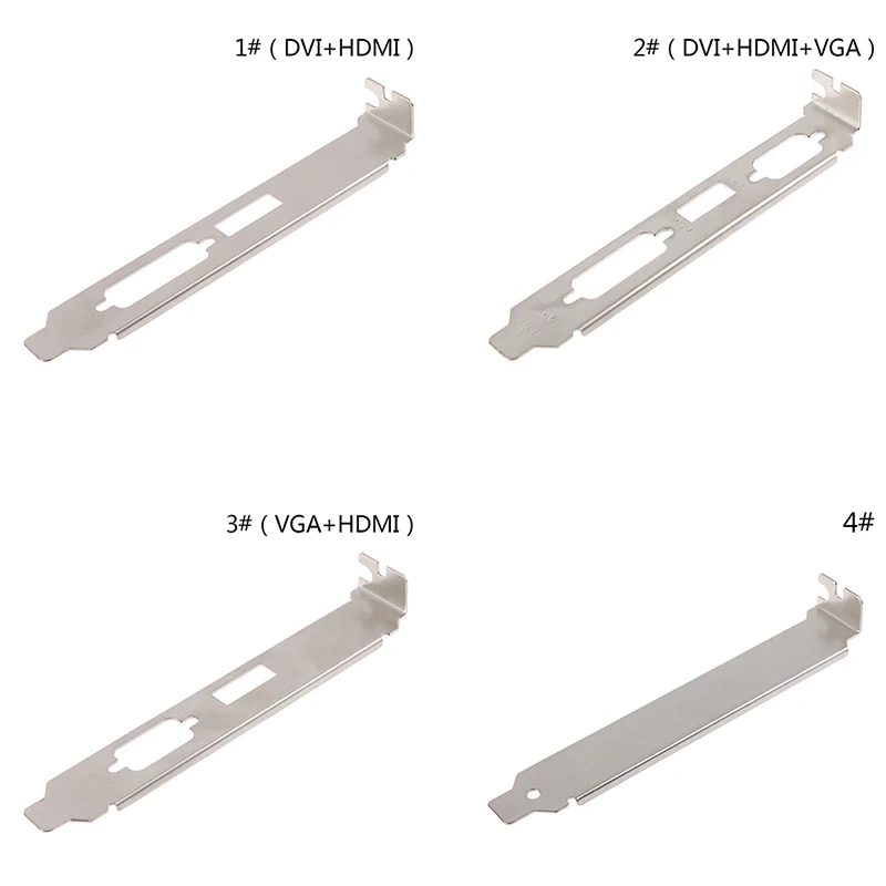 

1Pc 12cm High Profile Bracket Adapter HDMI DVI VGA Port For Video Card Connector Graphics bezel