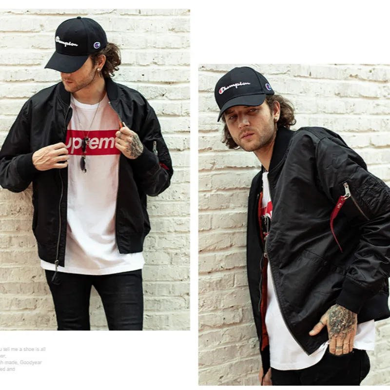 Летная куртка SMN Мужская тонкая однотонная пилота ВВС повседневная верхняя