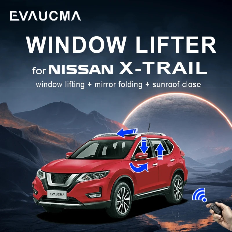 

Automatic window closer lifter For Nissan X-trail t32 Side Mirror Folding kit and sunroof close Window Lift car accessories