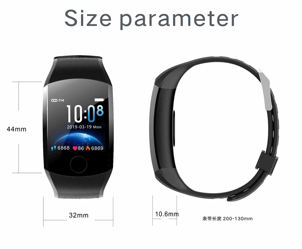 TISHRIC Q11 Смарт-часы спортивные фитнес-браслет с Bluetooth Android водонепроницаемый Whatsapp Smartwatch монитор сердечного ритма большой экран