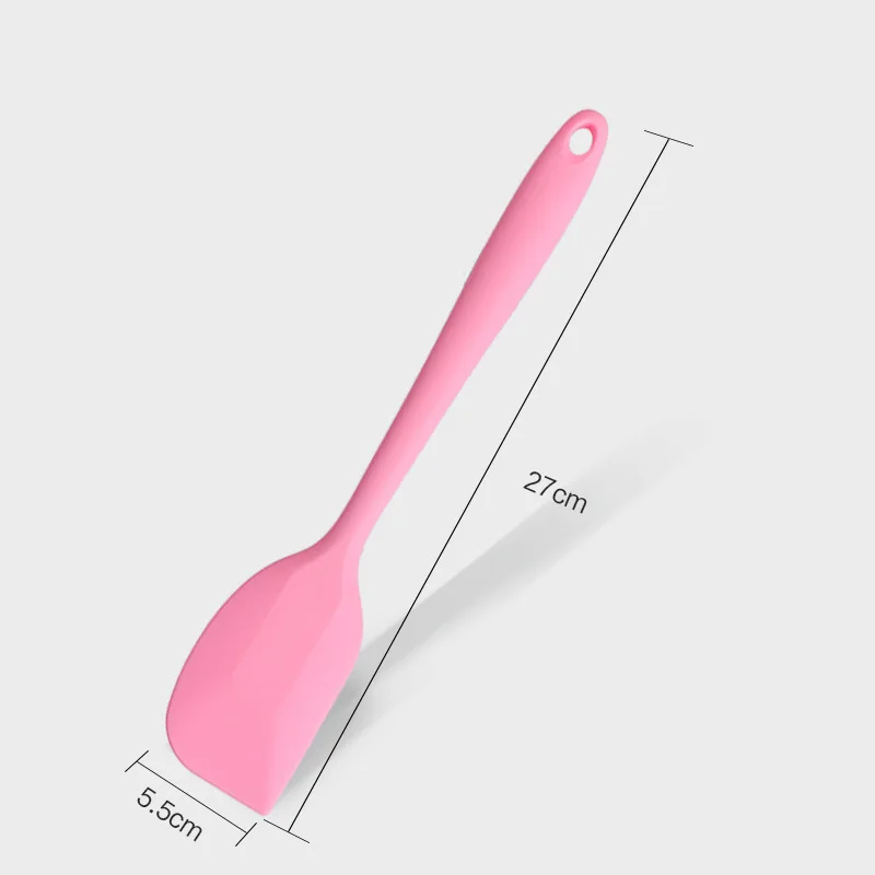 Пищевой силиконовый шпатель для крема антипригарный практичный инструмент