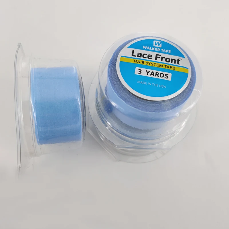 1 рулон 3 м Синтетические волосы на кружеве Поддержка лента двухсторонняя