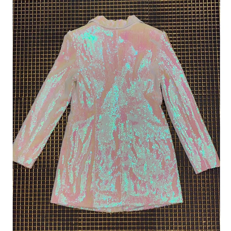 Новое поступление 2019 модная коллекция разноцветное блестящее платье с блестками