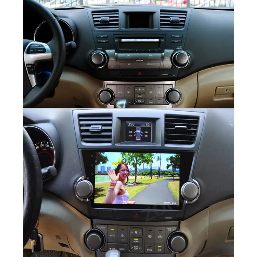 Автомагнитола 2din для Toyota Highlander 2007 2008 2009 2010 2011 с GPS навигацией|Автомагнитолы| |