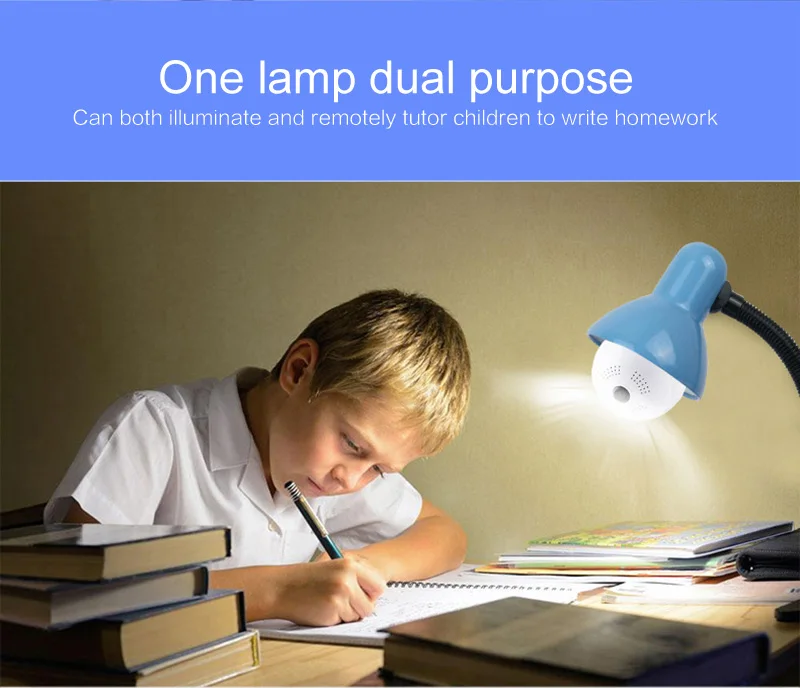 Беспроводная панорамная домашняя камера видеонаблюдения 960P Wi Fi IP 360 градусов