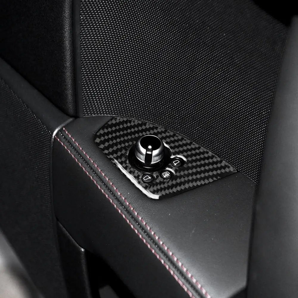 Car Door Button Sticker Carbon Fiber Right Drive Frame Trim for Audi TT 8n 8J MK123 TTRS 2008-2014 | Автомобили и мотоциклы