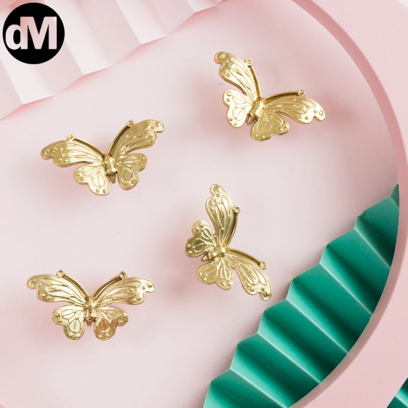 

DM 2pcs/Set Forged Brass Bow Knot Nordic Style Rope Knots Furniture Drawer Knobs Cabinet Pulls Door Lockers Wardrobe Handles Kit