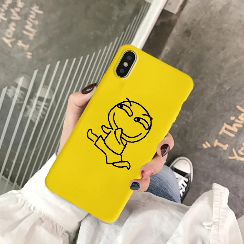 GYKZ чехол для телефона с рисунком кота и губ iPhone XS MAX X XR 7 8 6 6s Plus Yes No Art Line Мягкая