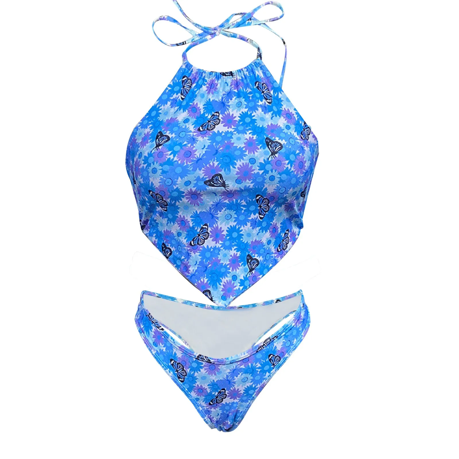 

Fashion Womens Printing Bikini Push-Up Pad Swimwear Swimsuit Beachwear Set Bikini Sexy Women