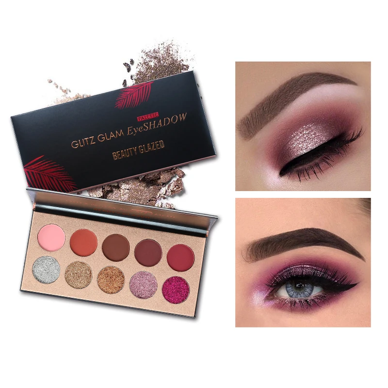 Beauty Glazed 35/15/10 цветов блестящая Палитра Тени для век брендовый макияж матовые