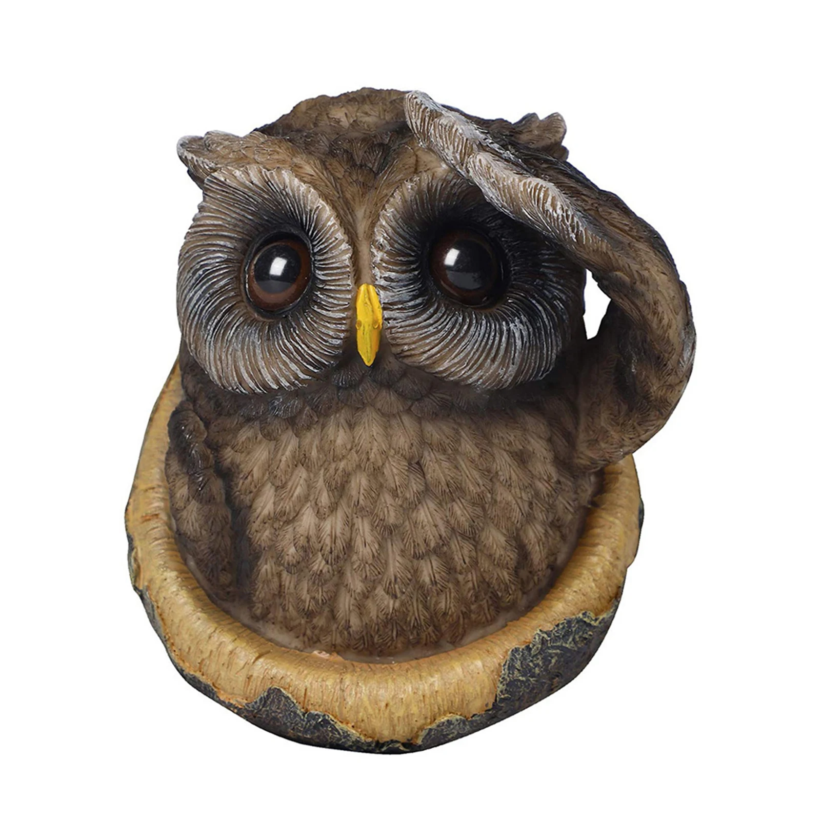 

Женская креативная Пасхальная садовая статуя в виде совы, 1 шт., декоративная Пасхальная сова, креативный реквизит для улицы, украшение для п...