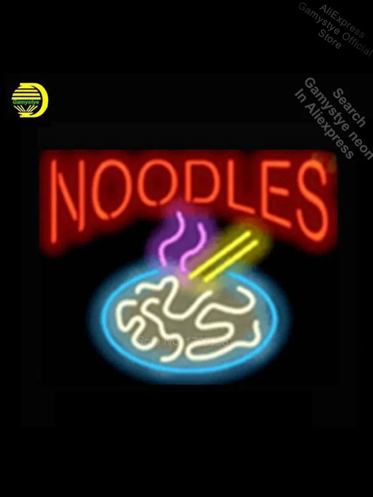 

Новые неоновые вывески в виде лапши, дисплей неоновых лампочек, реальное стекло, наружное освещение, магазин неоновых вывесок, неоновые выв...