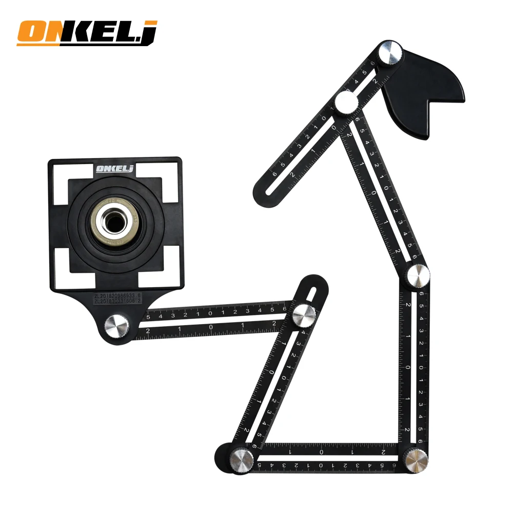 

Измерительная линейка ONKE L.J, универсальная угловая, 4/6/12 слайдов