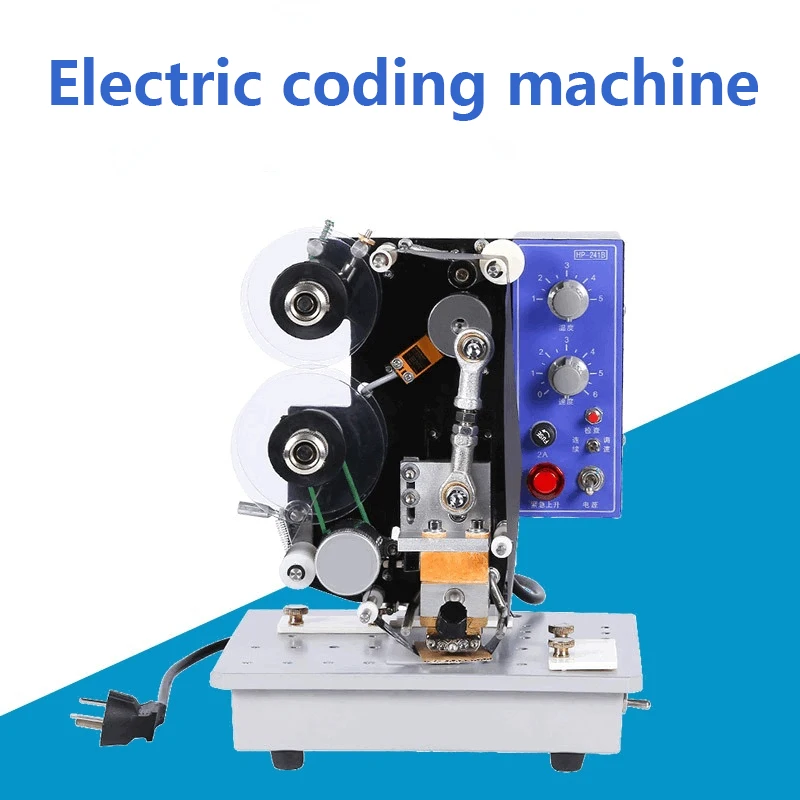 

241B электрическая ленточная кодовая машина, бесступенчатая переменная скорость, может регулировать 220 В, Полностью Автоматическая Дата прои...