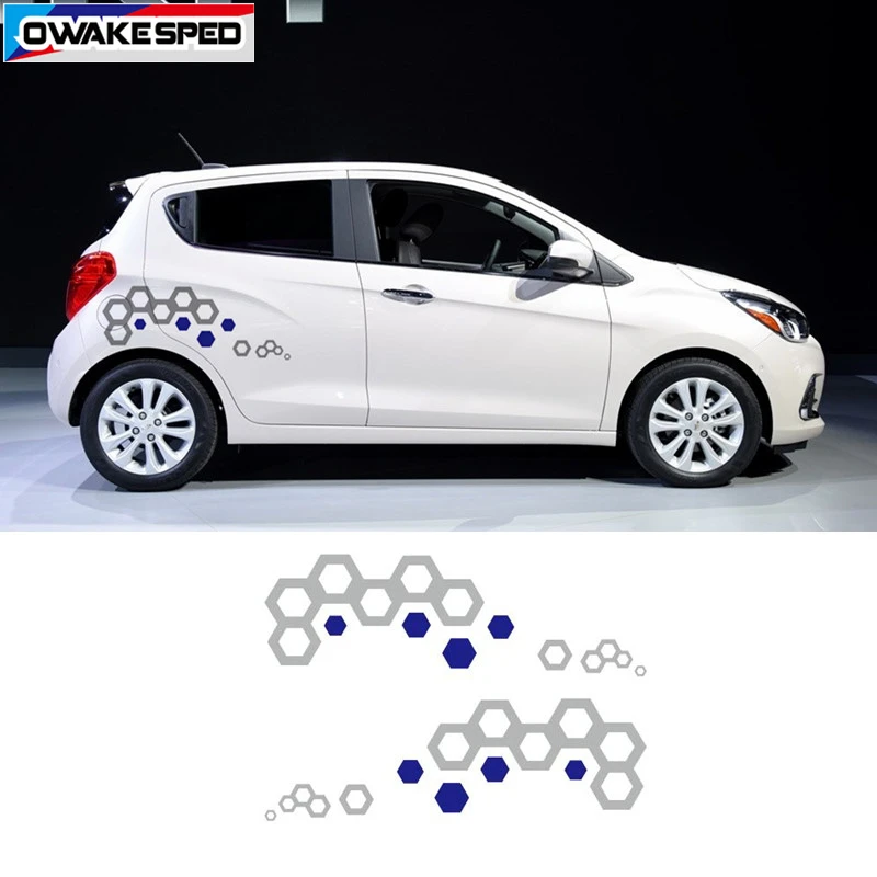 Геометрический Графика виниловые наклейки для автомобиля двери кузова декор