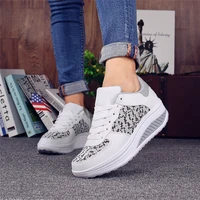black white casual shoes women platform sneakers fashion plus size women sport comfortable shoes ladies chunky sneakers lace up