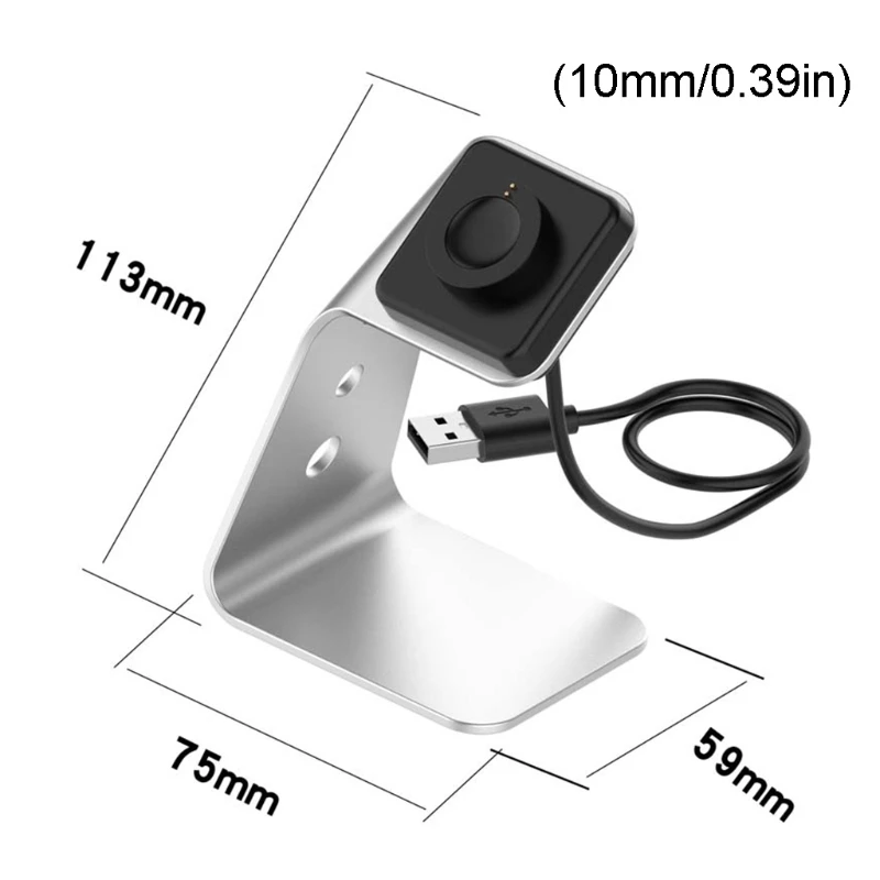 

Charger Stand For -Fossil Gen4/5 aluminum alloy USB Charging Dock Cable 1.5m