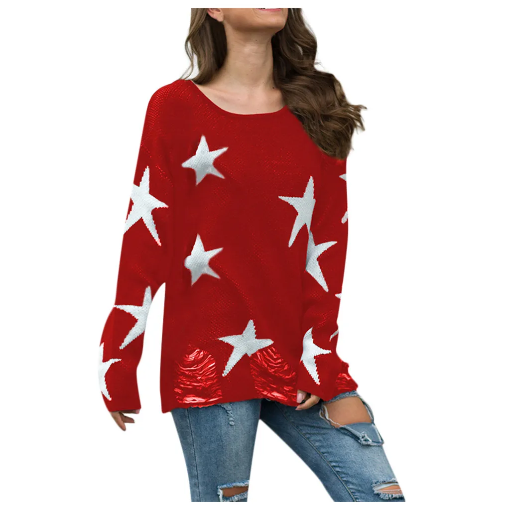Однотонный Повседневный свитер с круглым вырезом на плече roupas Femininas Tricot Femme
