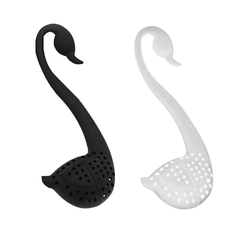 

2021 New Creative Swan Tea Infuser Plastic Elegant Tea Strainer Tea Bag Loose Leaf Filter Teaware Teapot Accessory
