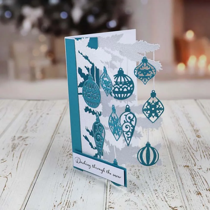 

Panalisacraft, Рождественские огни, шар, металлические режущие штампы, трафареты для «сделай сам», Скрапбукинг/альбом, декоративное тиснение, «сде...