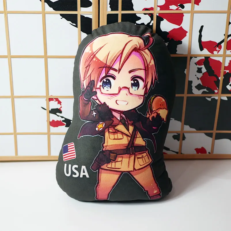 Аниме Axis Powers Hetalia APH Italia Venechiano Ludwig Honda Kiku Косплей Плюшевая Кукла мультфильм Подушка