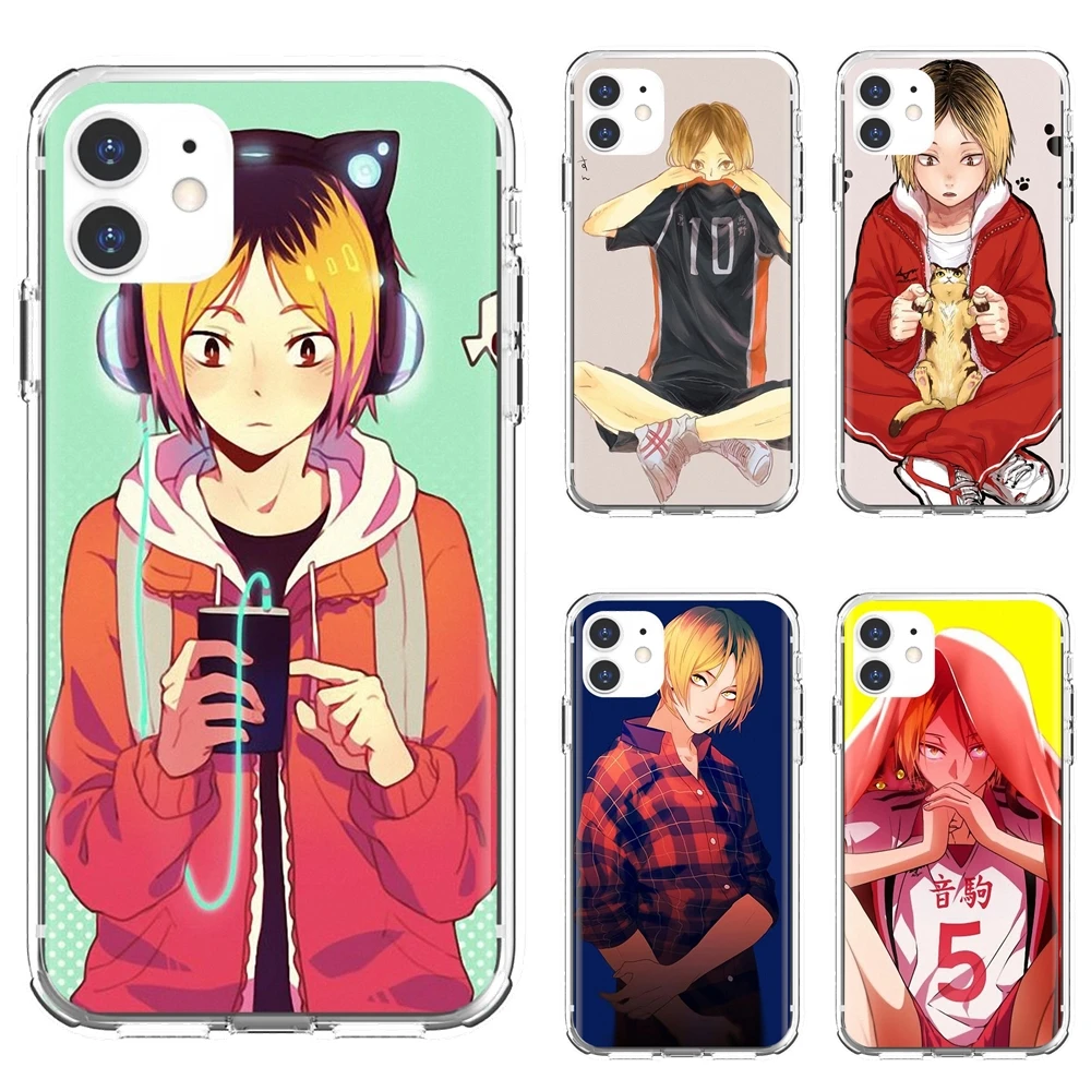 

Kenma-Kozume-of-Haikyuu-Anime-Print Soft TPU Cover For Apple iPhone 10 11 12 Pro Mini 4S 5S SE 5C 6 6S 7 8 X XR XS Plus Max 2020