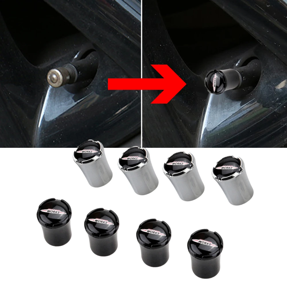 4 шт. колпачки на стержень клапана шины из хромового сплава эмблема логотипа Hemi