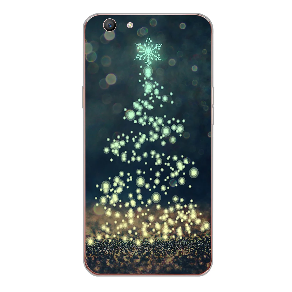 WM05660 Ciciber чехол для телефона чехол для OPPO A83 A59 A57 A39 A37 A5 A7 AX7 A3S F1S F11 F5 Молодежный мягкий силиконовый рождественская ёлка - Цвет: WM05660