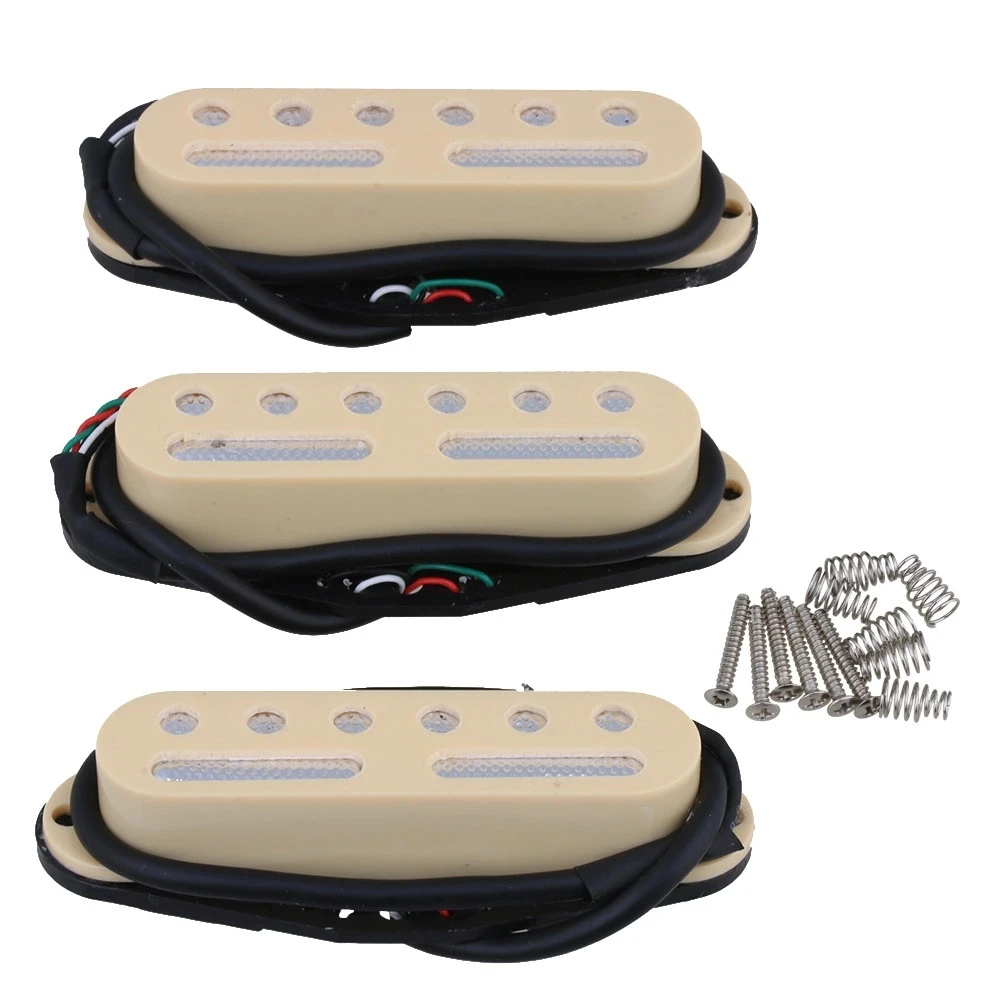 3 шт. желтый 48/50/52 мм однокатушечный Пикап для электрогитары Humbucker|Детали и