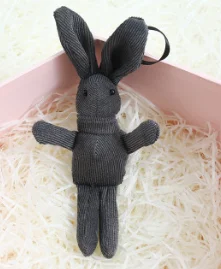 Corduroy dark gray Jane Z Ann новорожденный реквизит для фотосессии Милая вязаная ручная работа кролик кукла животное Фото аксессуары подарок для ребенка - Цвет: Corduroy dark gray