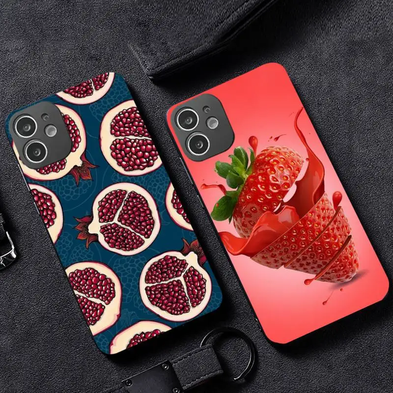 

Fruit Apple Pineapple Strawberry Mango Phone Case for iPhone 13 12 11 mini pro XS MAX XR 8 7 6 6S Plus X 5S SE 2020