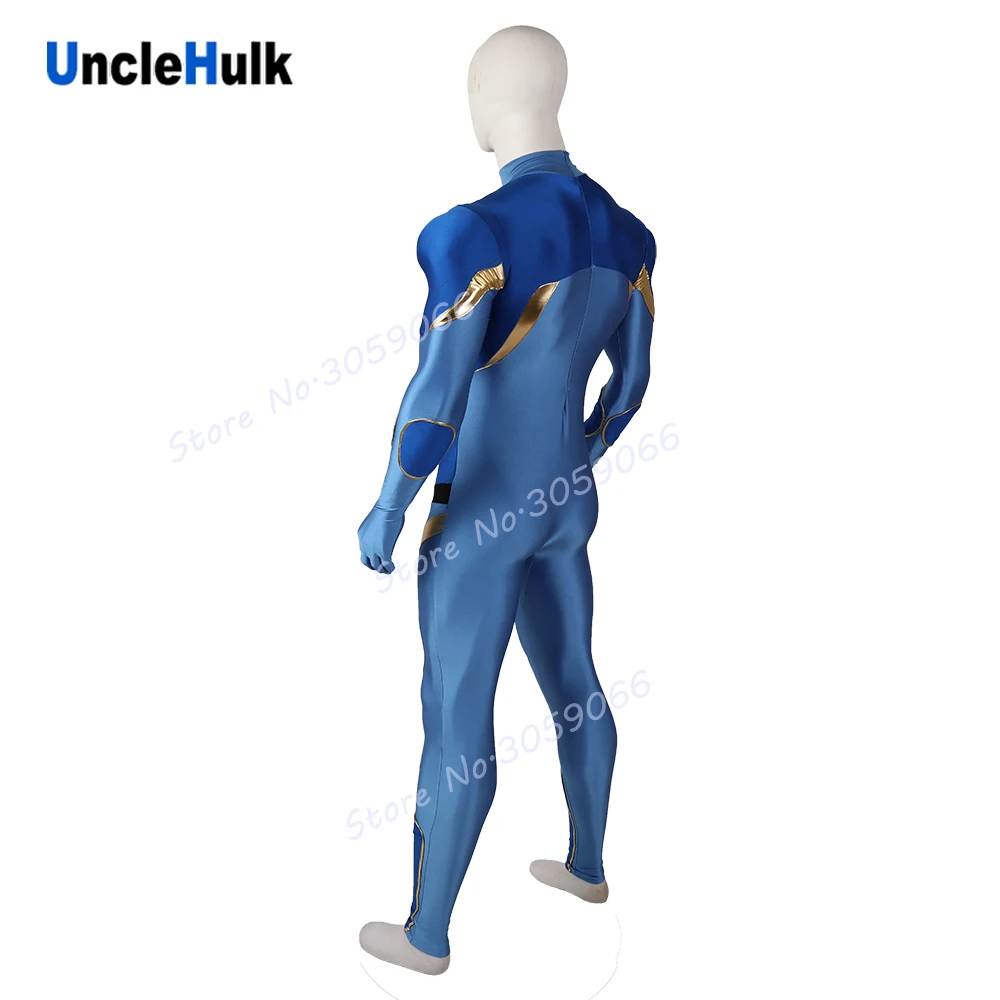 Звездный Платиновый костюм зентай-с шелковой нитью для мышц-A0301 | UncleHulk