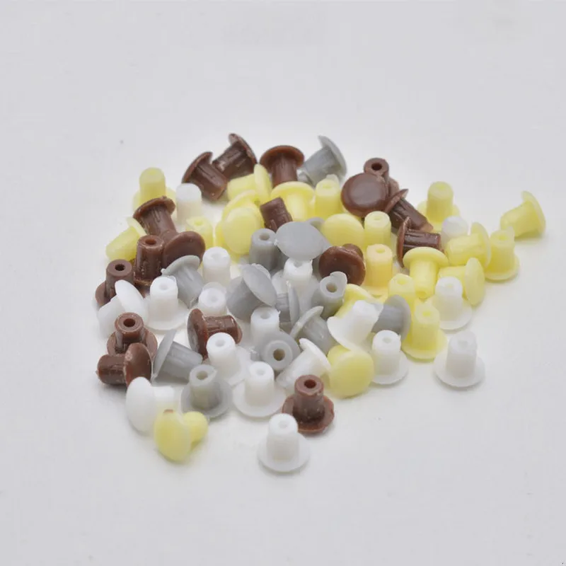 200 шт. 5 мм пластиковая крышка для гайки с шестигранной головкой защитные Заглушки