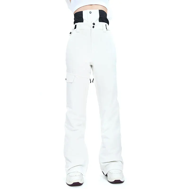 Pant Color 1 Очень большой размер Толстый Лыжный комплект одежды для сноуборда зимний спортивный теплый водонепроницаемый ветрозащитный - Цвет: Pant Color 1