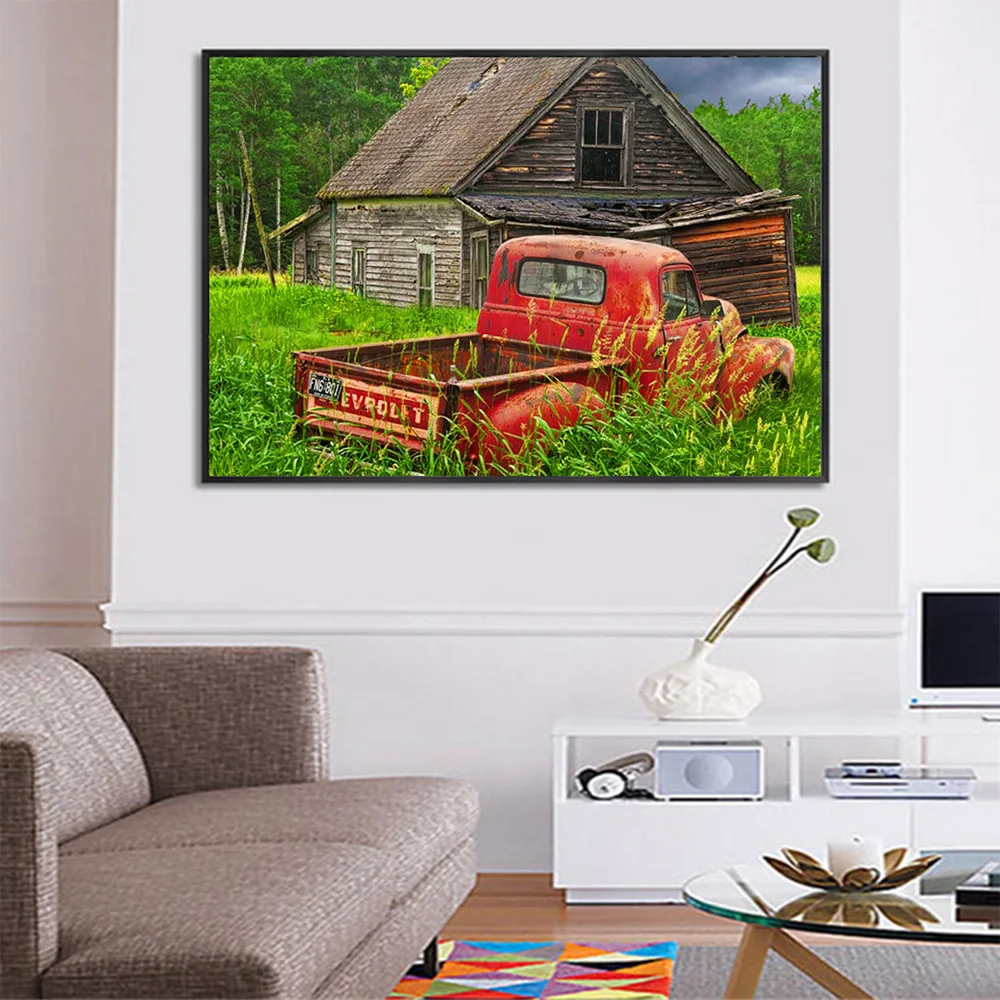 

Room Wall Decor DIY Round Diamond Art Number Kits Accessories Full Drill 5D Diamond Painting Kits for Adults & Kids