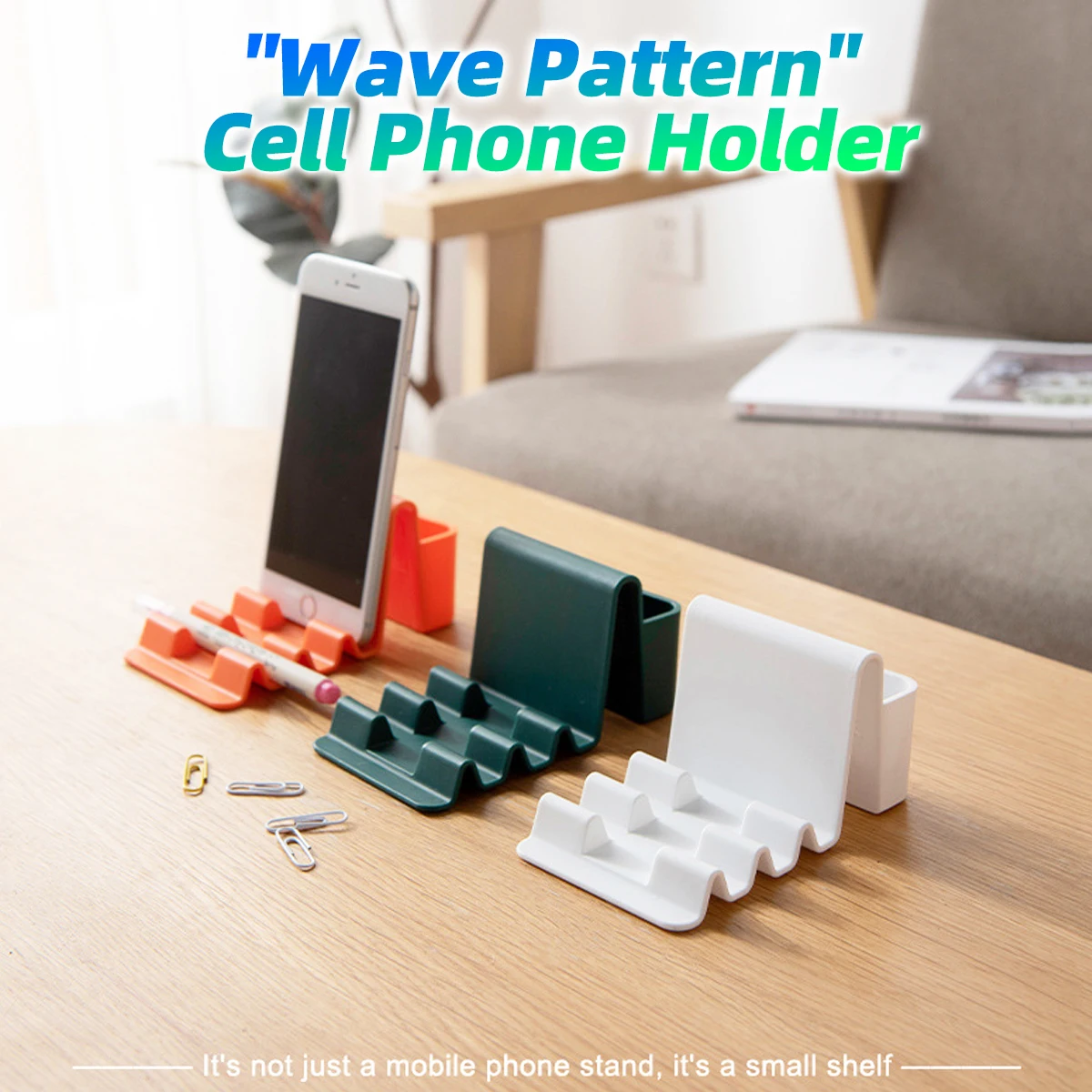 Мини настольный держатель для телефона многофункциональный регулируемый