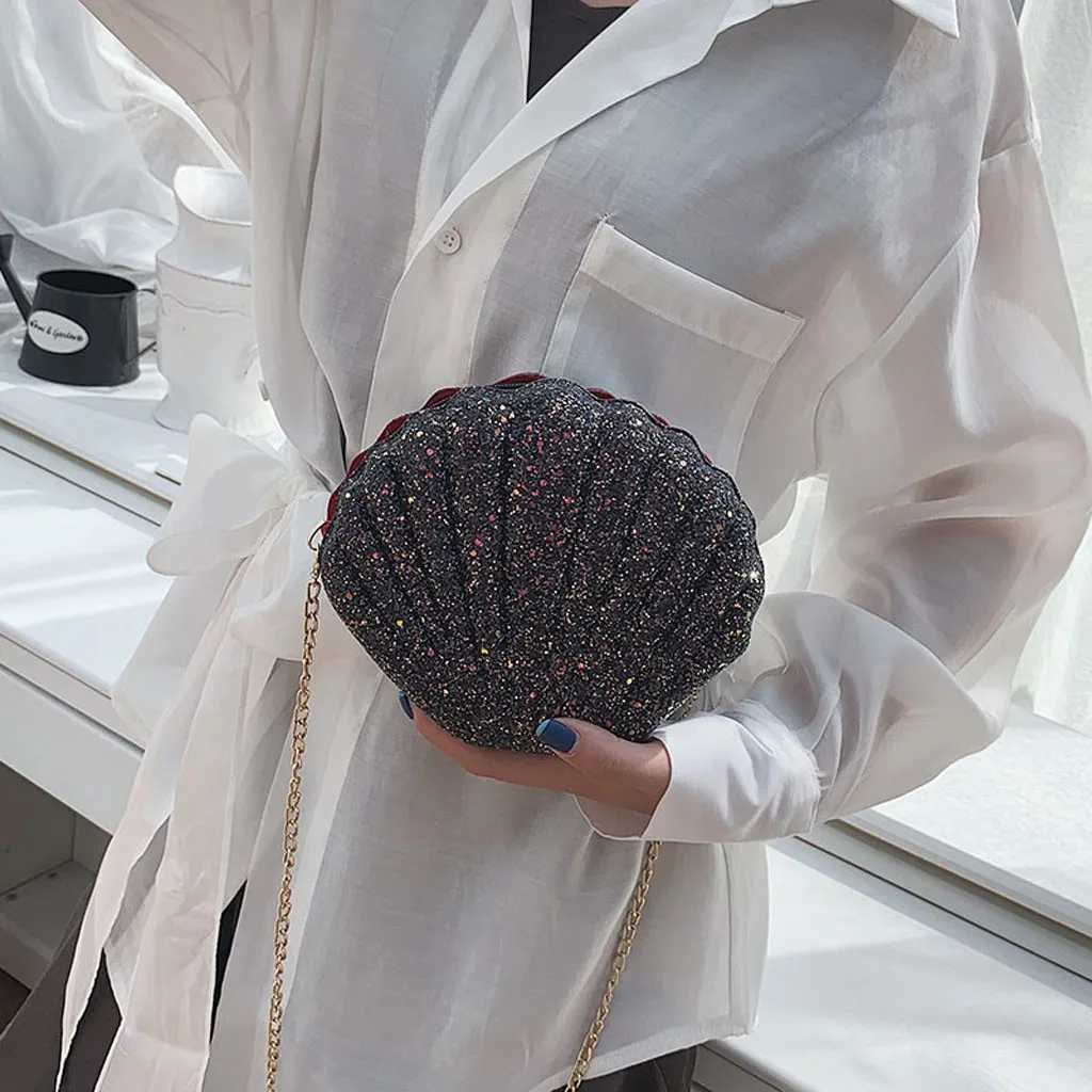 

Fashion Crossbody Bag Women Wild Shoulder Bag Ladies Chain Bag Student Bag Casual Shell Handbag