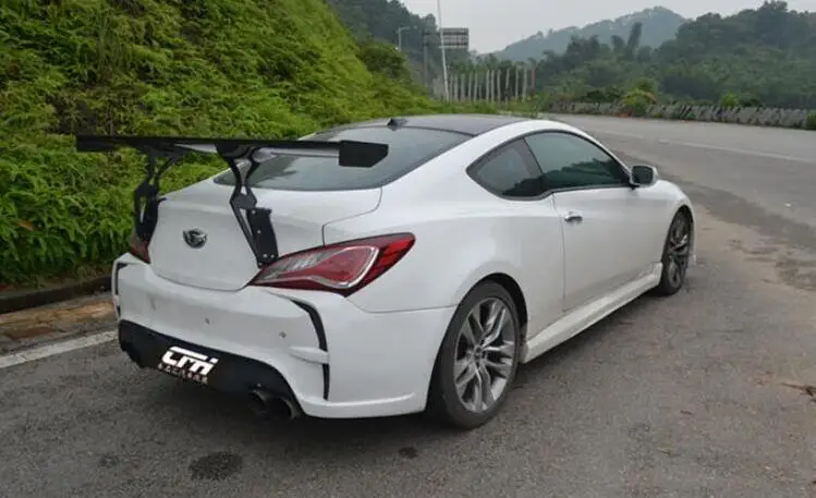Задний спойлер из углеродного волокна для багажника Hyundai Genesis Coupe 2009 2010 2011 2012 2013 2014