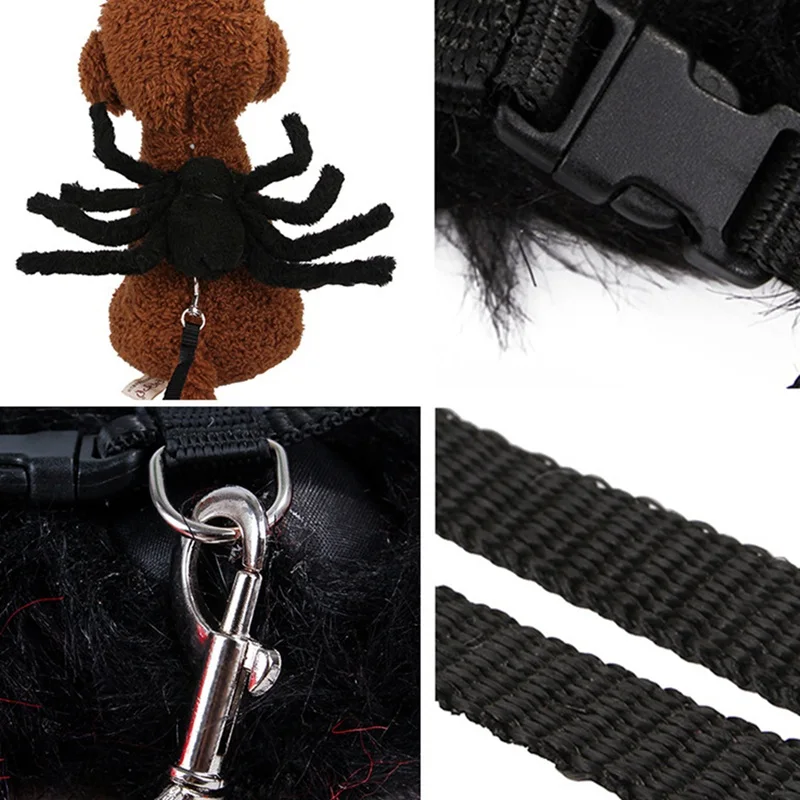 Собака поводок для собак Одежда паук косплей щенок нагрудный ремень кошки собаки