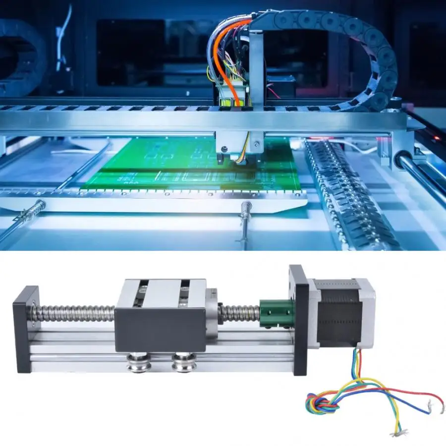 Линейный винт направляющий шариковый свинцовый линейный одиночный вал ход этапа