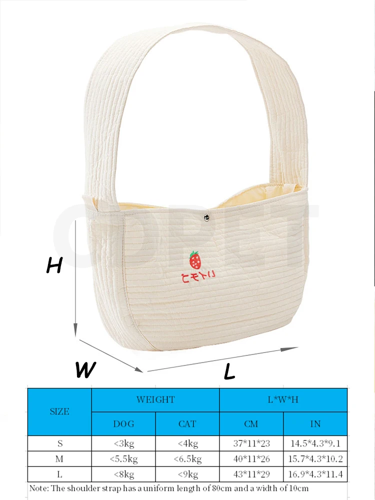 

Dog Bag Cat Carrier Bags Pet Backpack Canvas One Shoulder Diagonal Going Out Travel Portable Teddy Pomeranian Pet Supplies