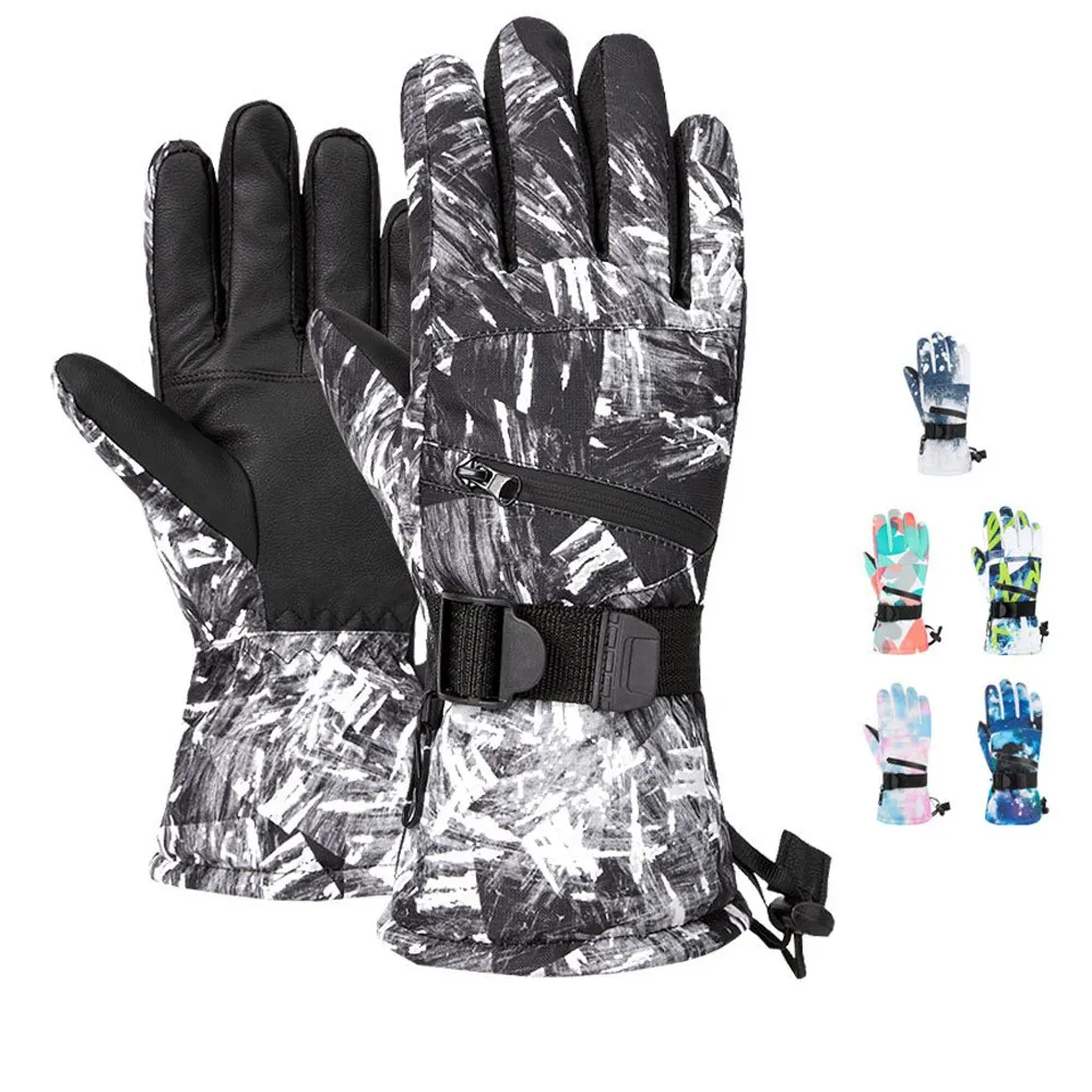 

Ski Gloves Women Men Winter Fleece Snowboard Thermal Gloves Waterproof Sports Touchscreen Keep Warm For Riding Fishing Part